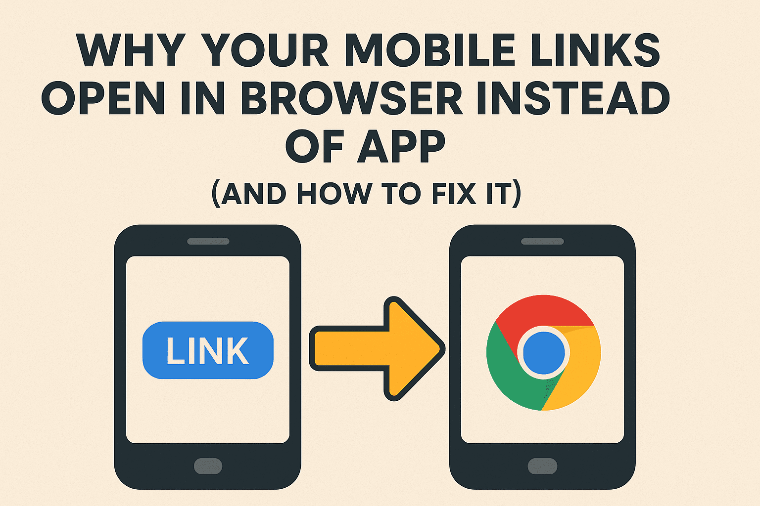 Cover image for Why Your Mobile Links Open in Browser Instead of App (And How to Fix It)