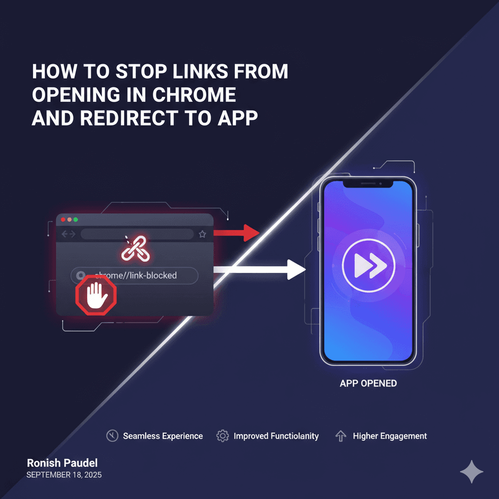 Cover image for How to Stop Links from Opening in Chrome and Redirect to App